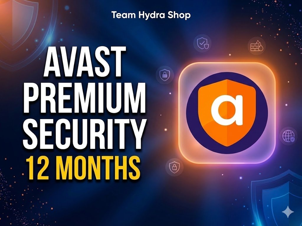 Avast Premium Security – 1 Year Official Subscription (Personal Email Activation)